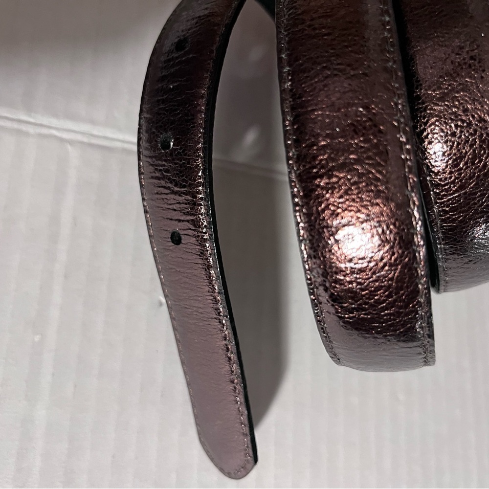 Brighton bronze silver women’s Y2K boho western belt. Size 34-38 - Picture 8 of 13